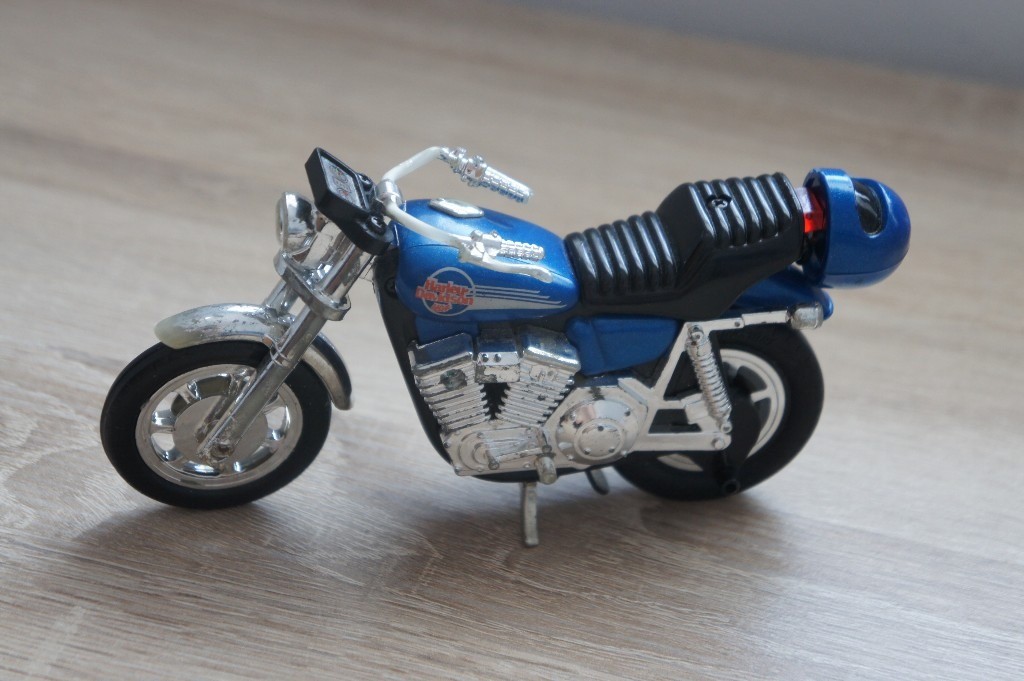 pull string motorcycle toy